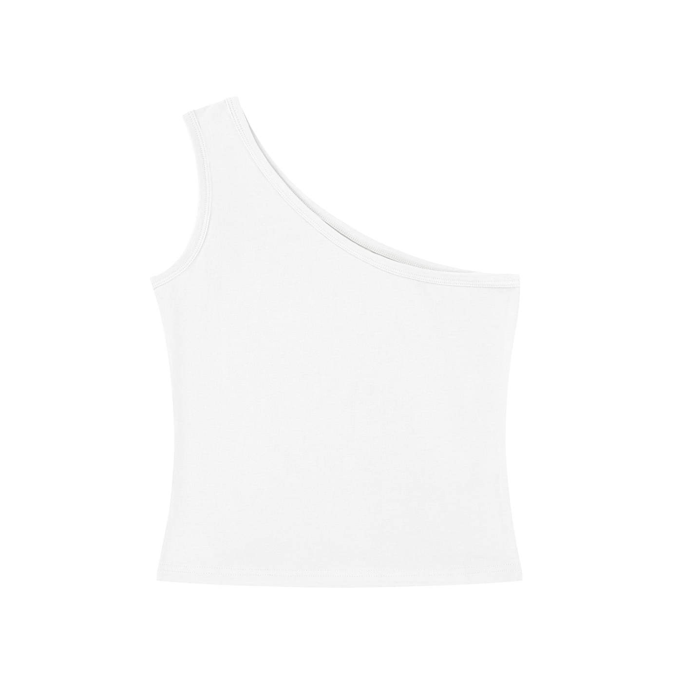Women's One-Shoulder Crop Tank Top