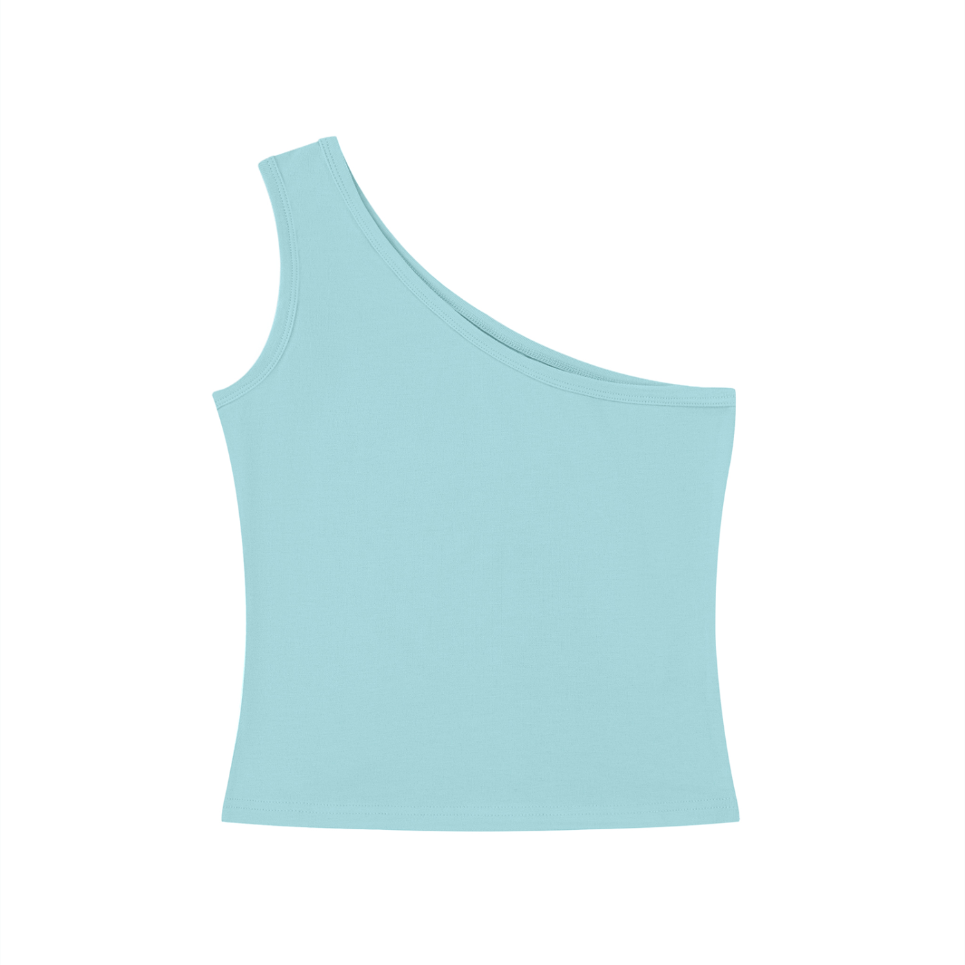 Women's One-Shoulder Crop Tank Top