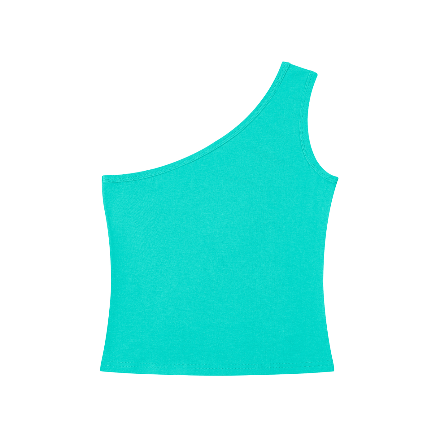 Women's One-Shoulder Crop Tank Top