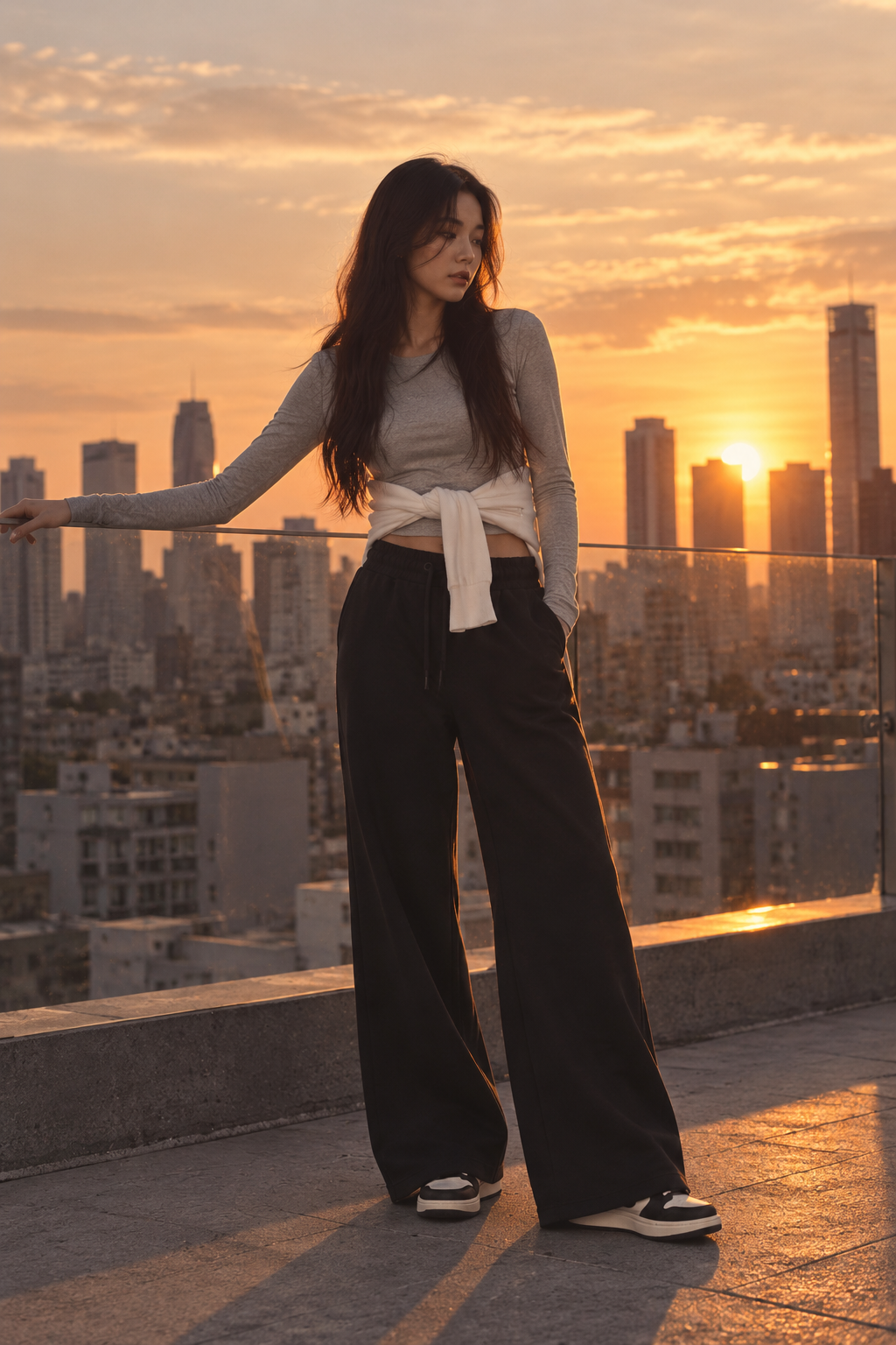 Women's Wide Leg Fleece Sweatpants