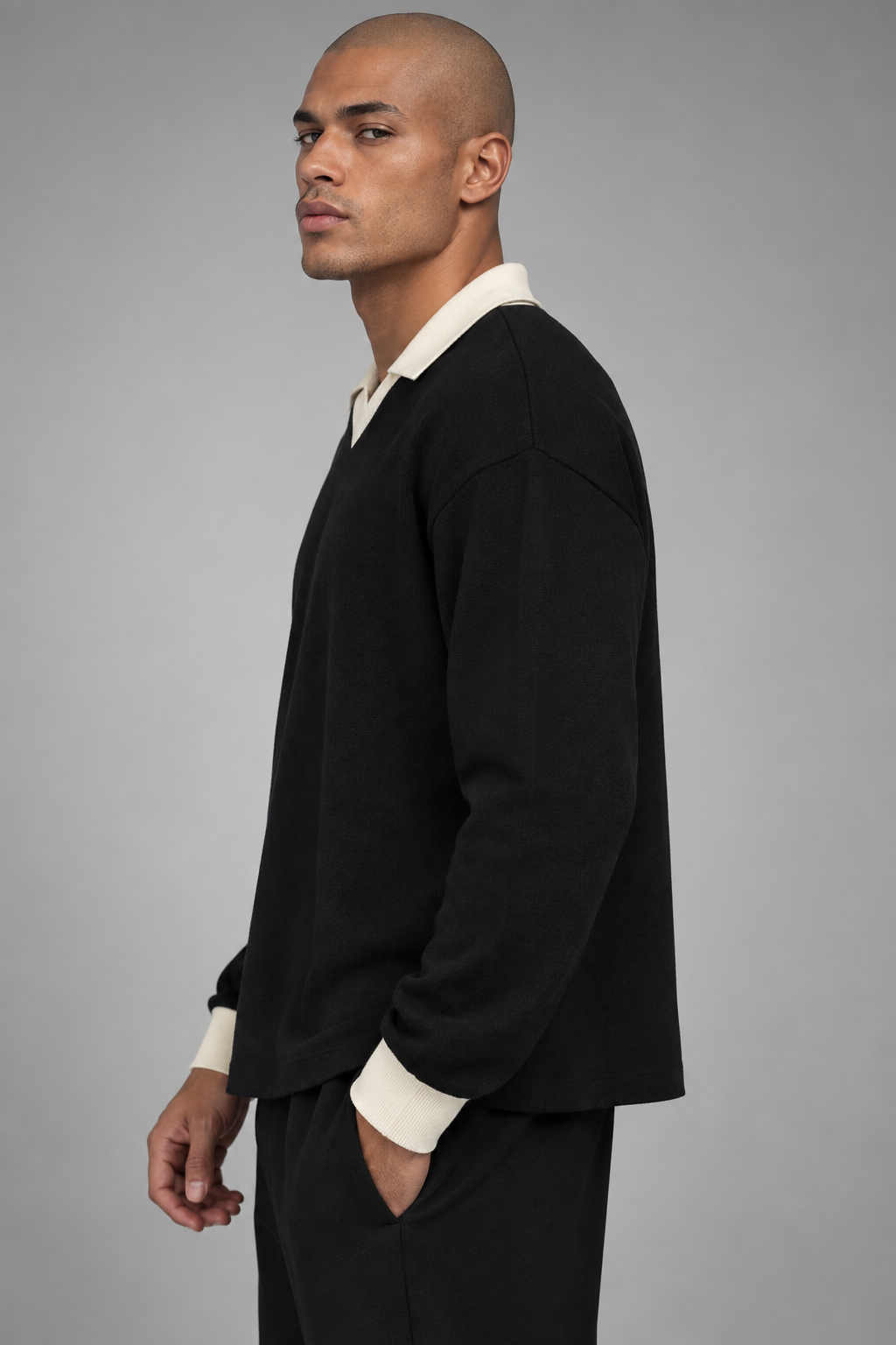 Unisex Color Block Long Sleeve Sweatshirt