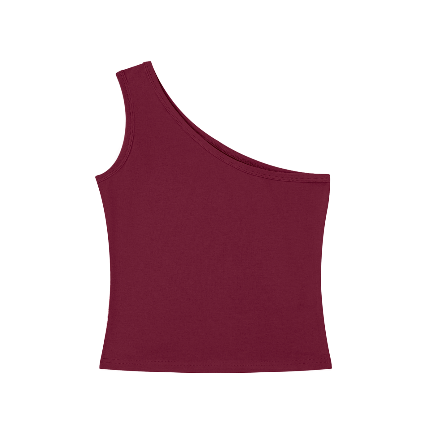 Women's One-Shoulder Crop Tank Top