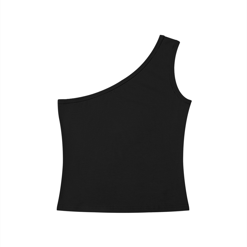 Women's One-Shoulder Crop Tank Top